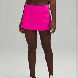 LULULEMON PACE RIVAL SKIRT SONIC PINK